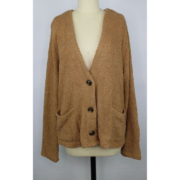 Code x Mode Cardigan sz XL in Camel NWT $30 - Picture 2 of 5